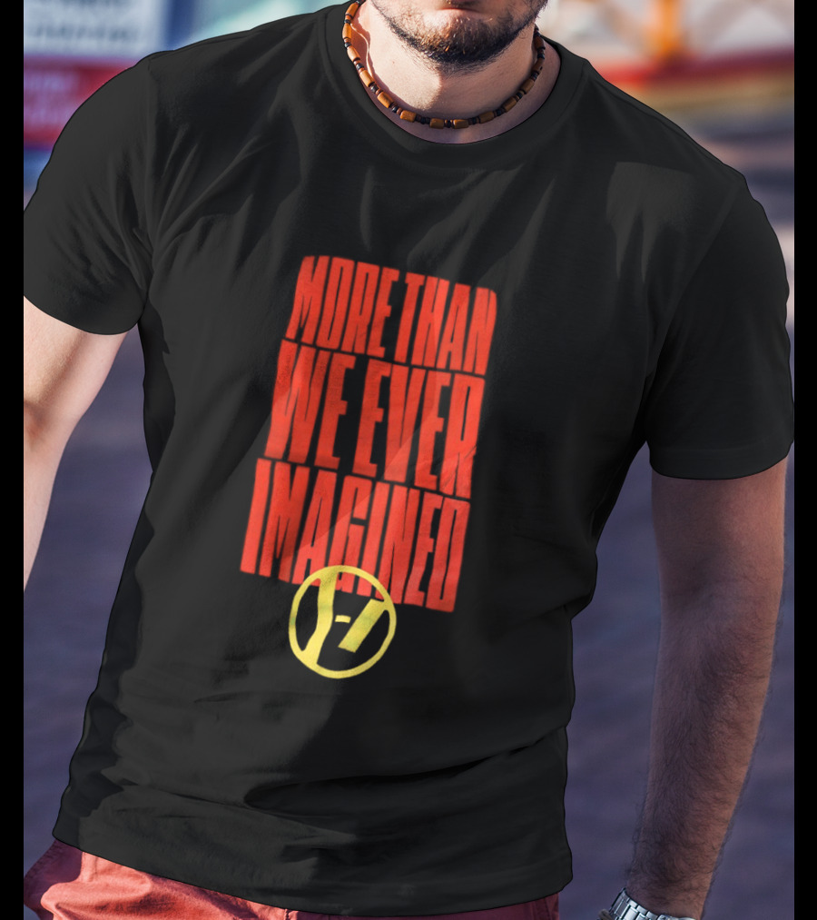 More Than We Ever Imagined Twenty One Pilots Yellow Circle T-Shirt