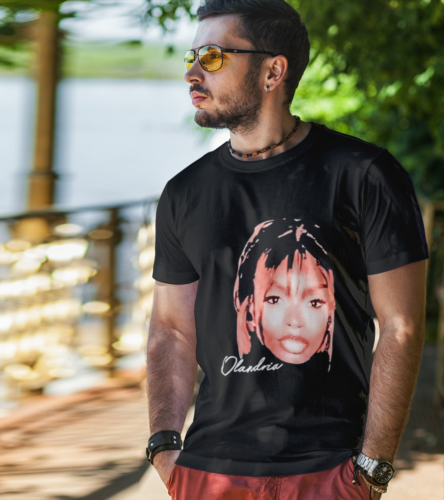 Olandria Carthen Big Face Bold Expression Trend T-Shirt