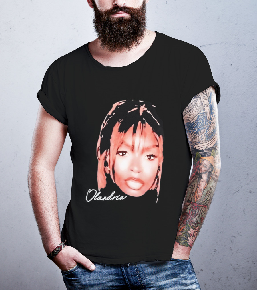 Olandria Carthen Big Face Bold Expression Trend T-Shirt