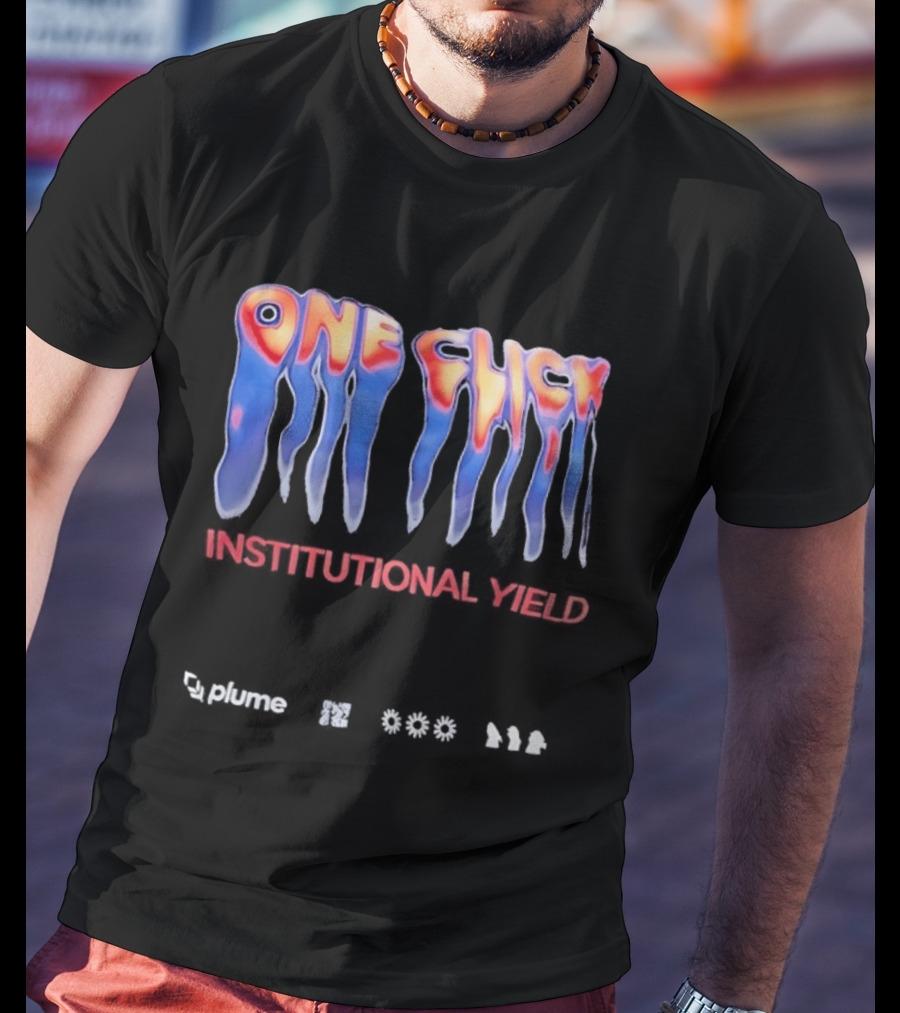 One Click Institutional Yield Plume Melting Graffiti 630 914 T-Shirt
