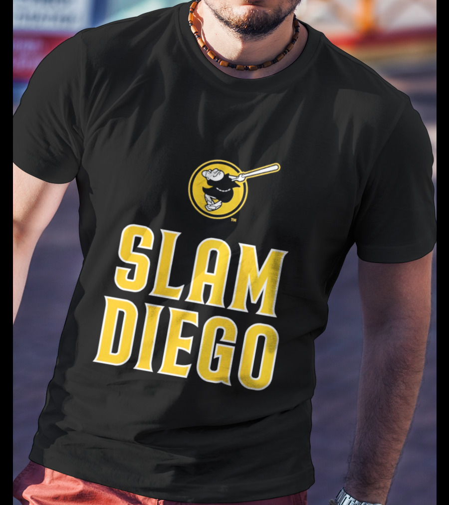 San Diego Padres Slam Diego Baseball Bat T-Shirt