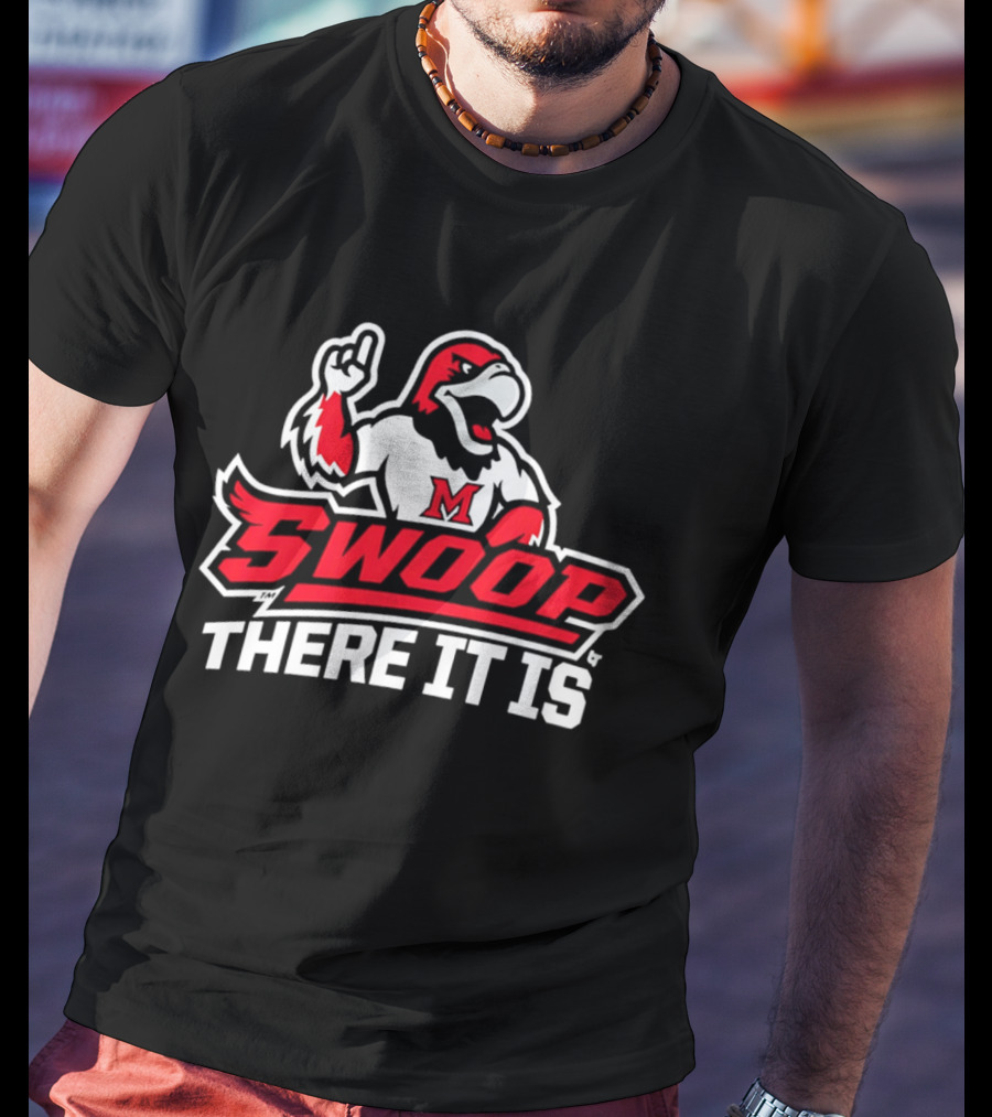 Miami RedHawks Swoop There It Is M Logo 2026 T-Shirt