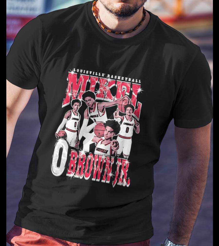 Mikel Brown Jr Louisville Cardinals Basketball Star Player 0 T-Shirt