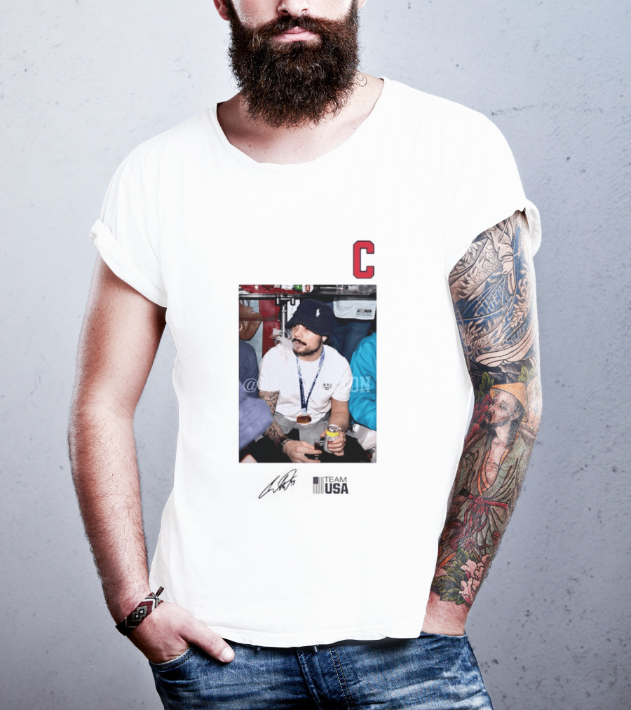 Veeze Wearing Beanie Hat Team USA At Winter Olympics 2026 T-Shirt