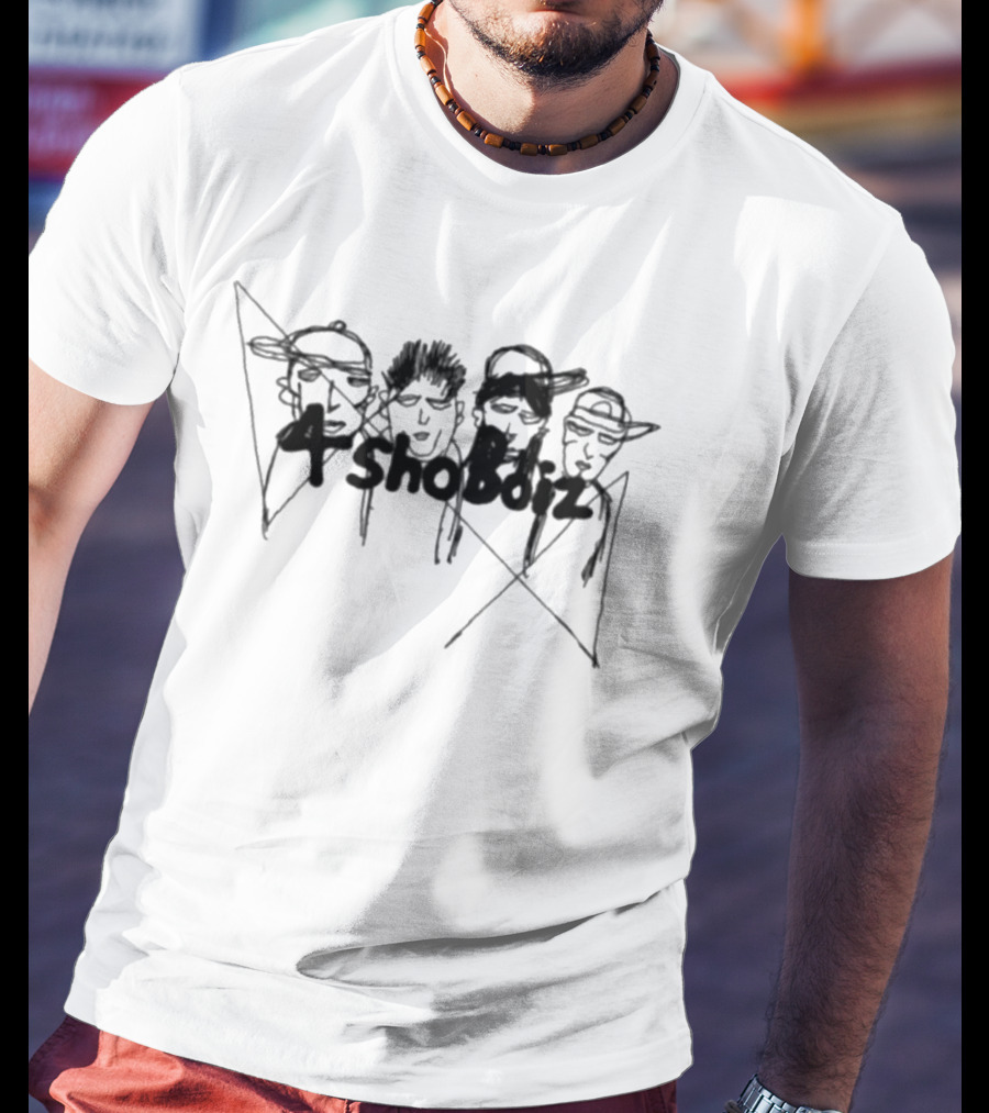 4 Shoboiz Retro Hip Hop Crew Sketch T-Shirt