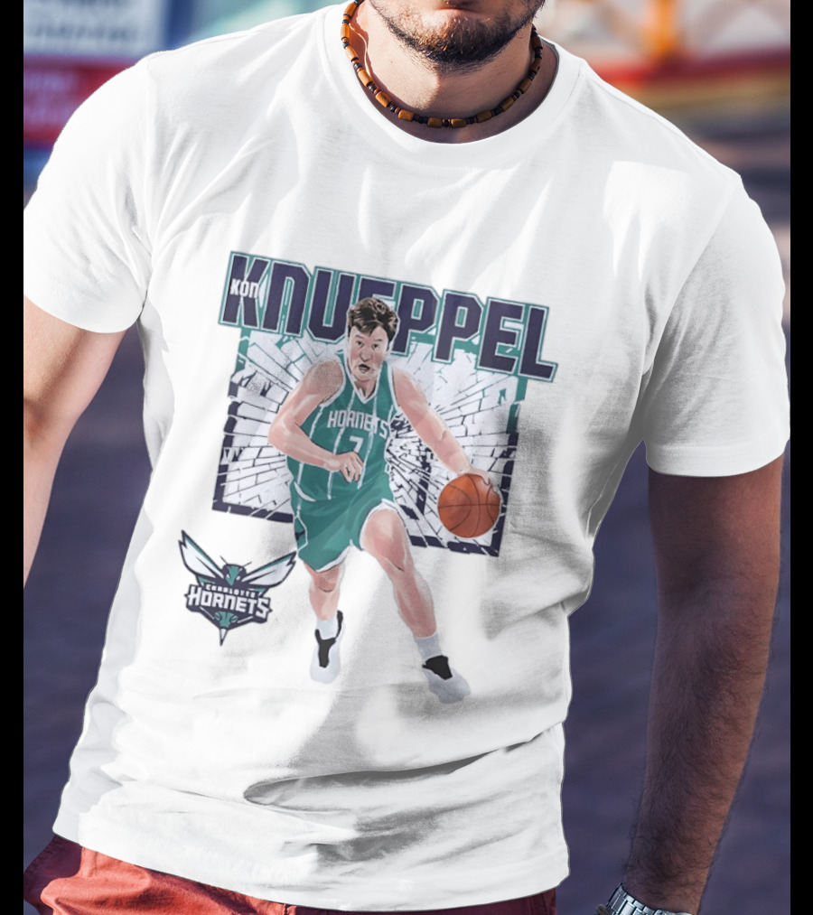 Kon Knueppel Charlotte Hornets Basketball NBA Player T-Shirt
