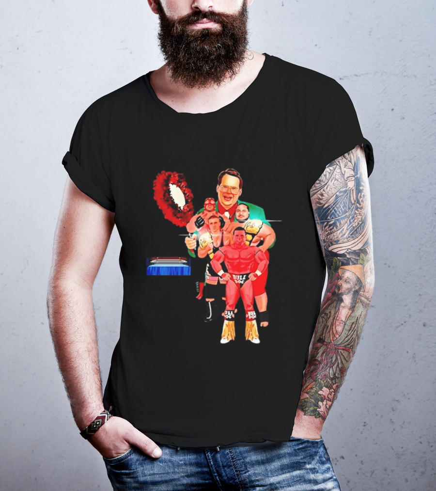 Camp Cornette 90s Wrestling Roster Vintage Collectible T-Shirt