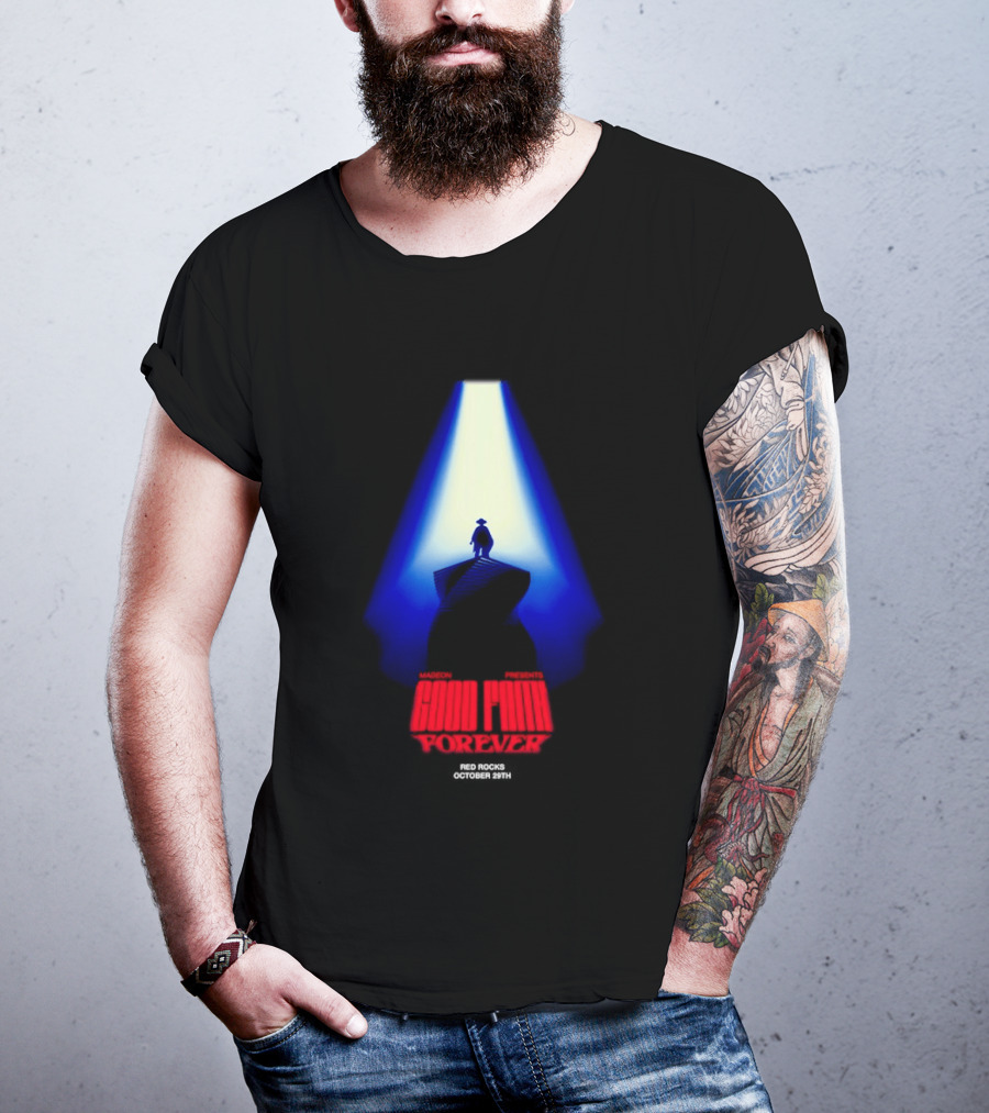 Good Faith Forever Madeon Presents Red Rocks October 29th T-Shirt