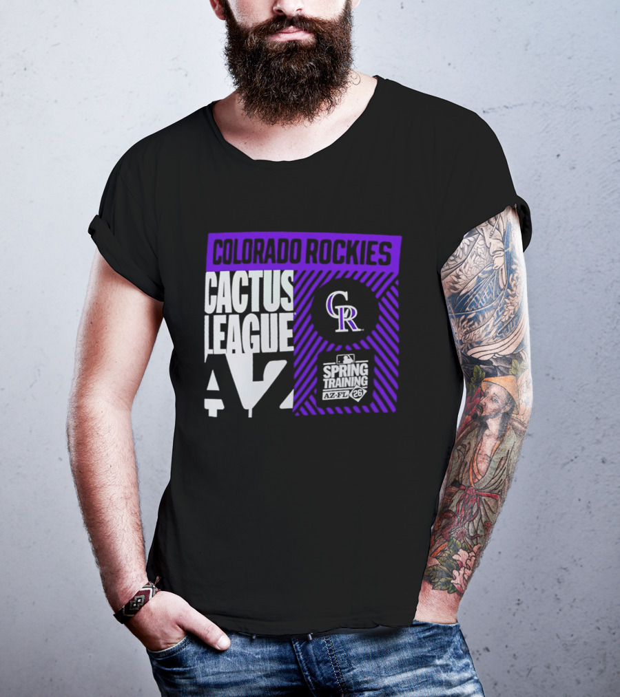 Colorado Rockies Cactus League 2026 Spring Training T-Shirt