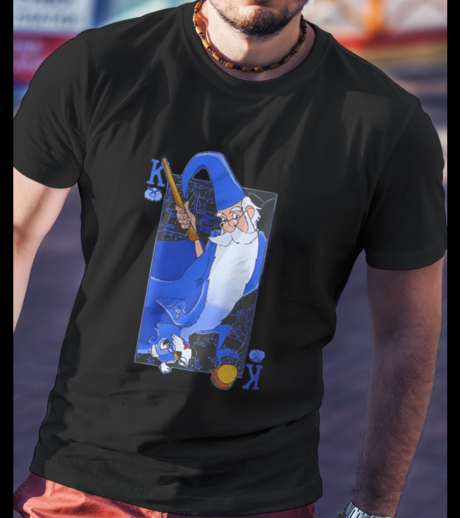 Merlin The Sword In The Stone Higitus Figitus King Card T-Shirt