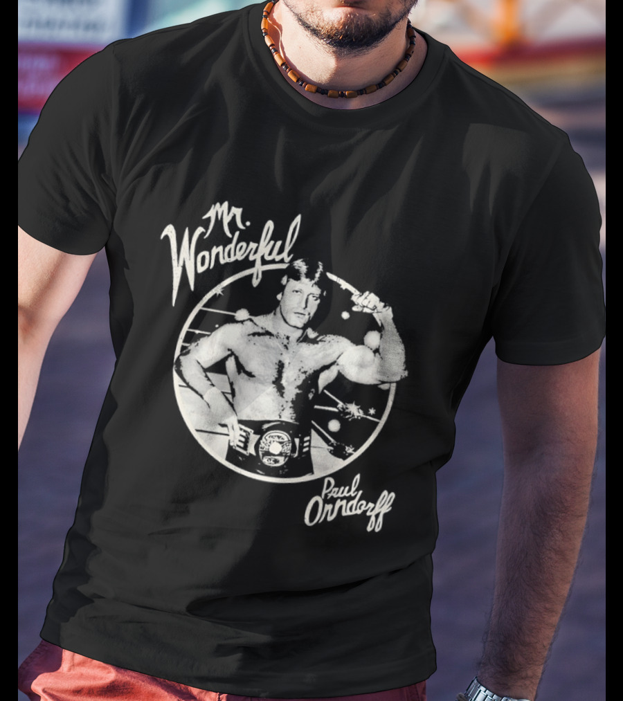 Paul Orndorff Mr Wonderful Championship Wrestler T-Shirt