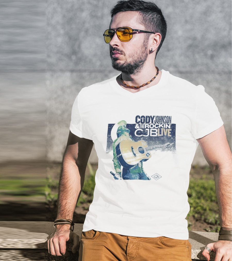 Cody Johnson And The Rockin' CJB Live Concert Guitar Performance T-Shirt