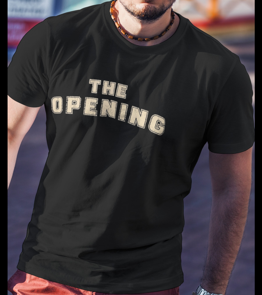 The Opening Bold Text Distressed T-Shirt