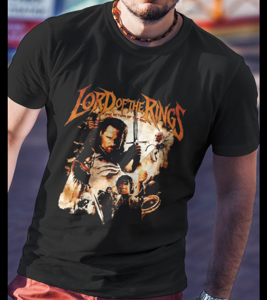 The Return Of The King Lord Of The Rings Movie Characters And Scenes T-Shirt