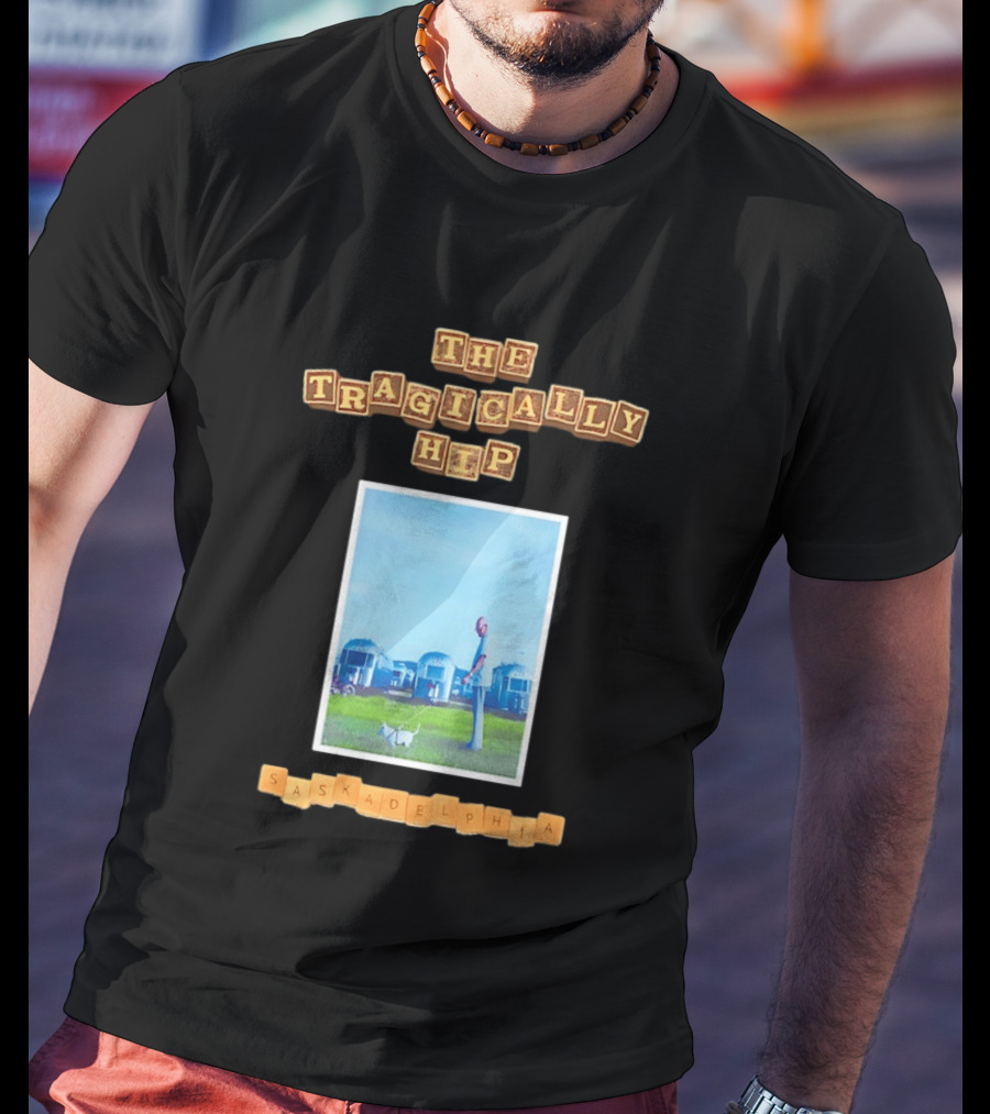 The Tragically Hip Saskadelphia Vintage Trailer Scene T-Shirt