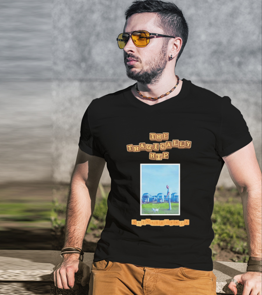 The Tragically Hip Saskadelphia Vintage Trailer Scene T-Shirt