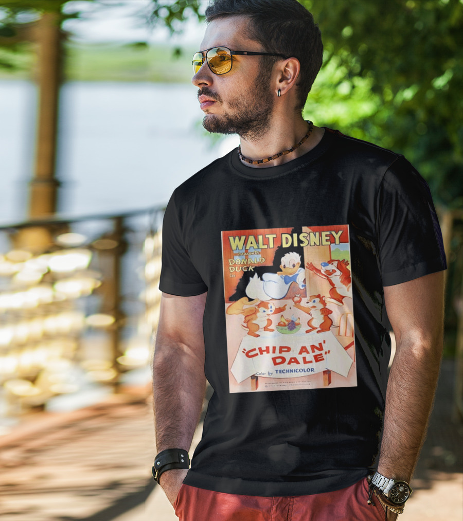 Walt Disney Presents Donald Duck In Chip An Dale Color By Technicolor T-Shirt