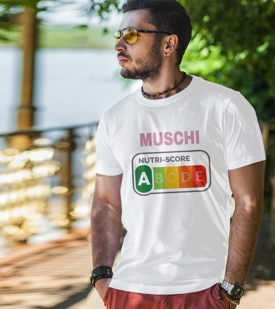 MUSCHI Nutri Score ABCDE European Food Nutrition Rating System T-Shirt