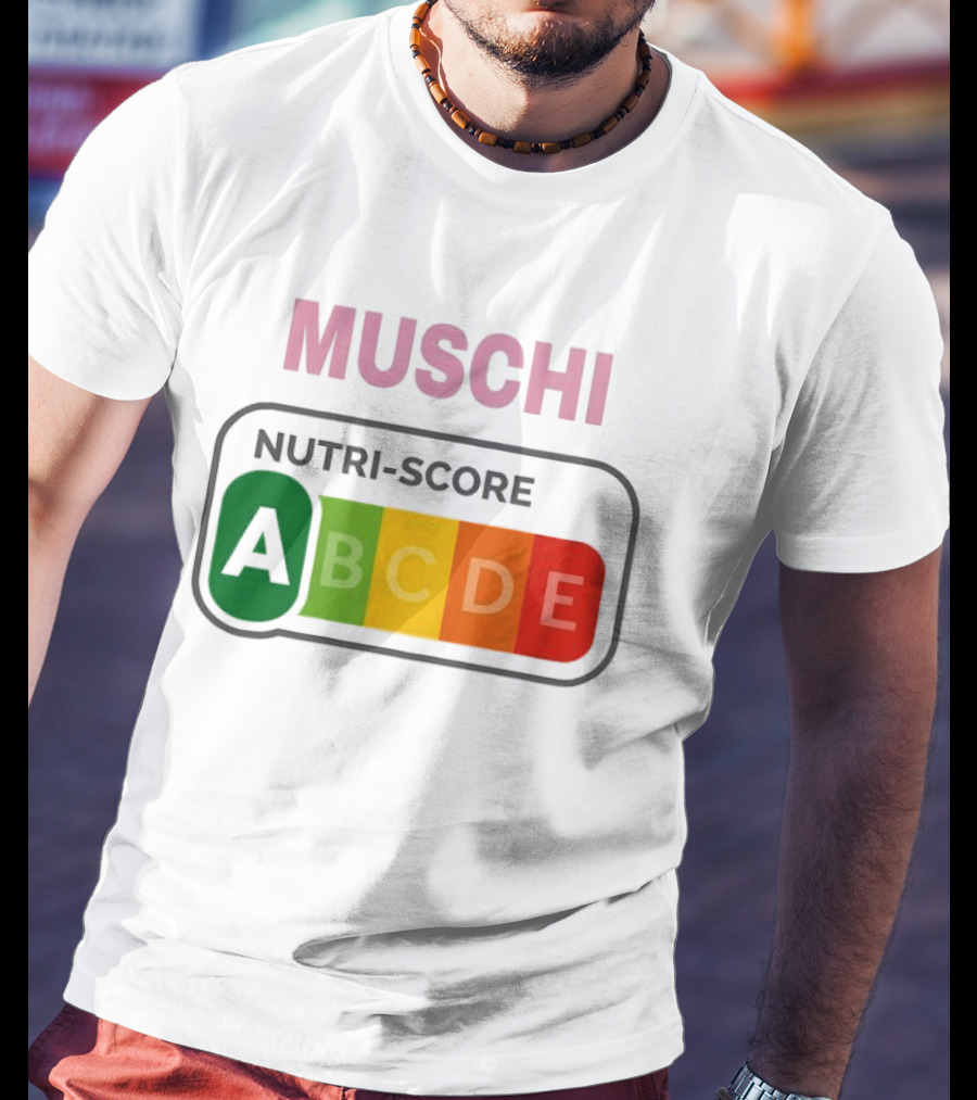 MUSCHI Nutri Score ABCDE European Food Nutrition Rating System T-Shirt