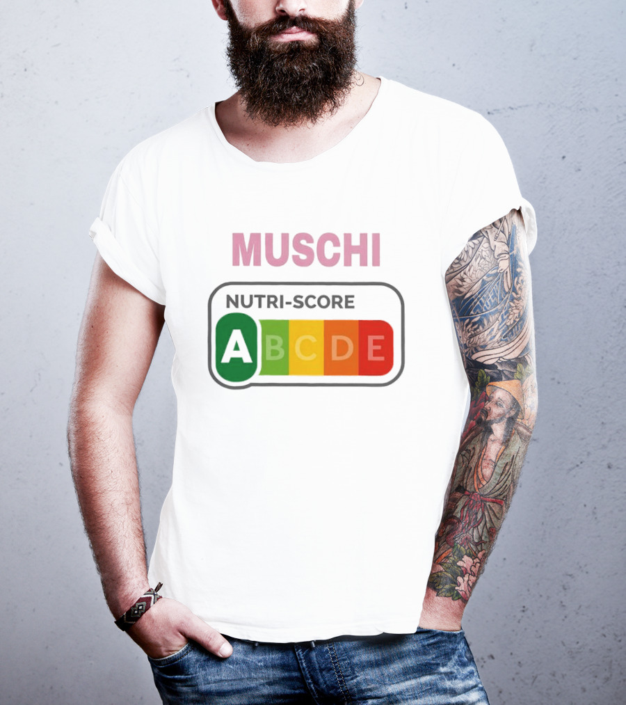 MUSCHI Nutri Score ABCDE European Food Nutrition Rating System T-Shirt