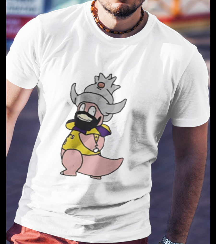 Slowking James LeBron James Los Angeles Lakers Crossover Basketball Pokémon Fusion T-Shirt