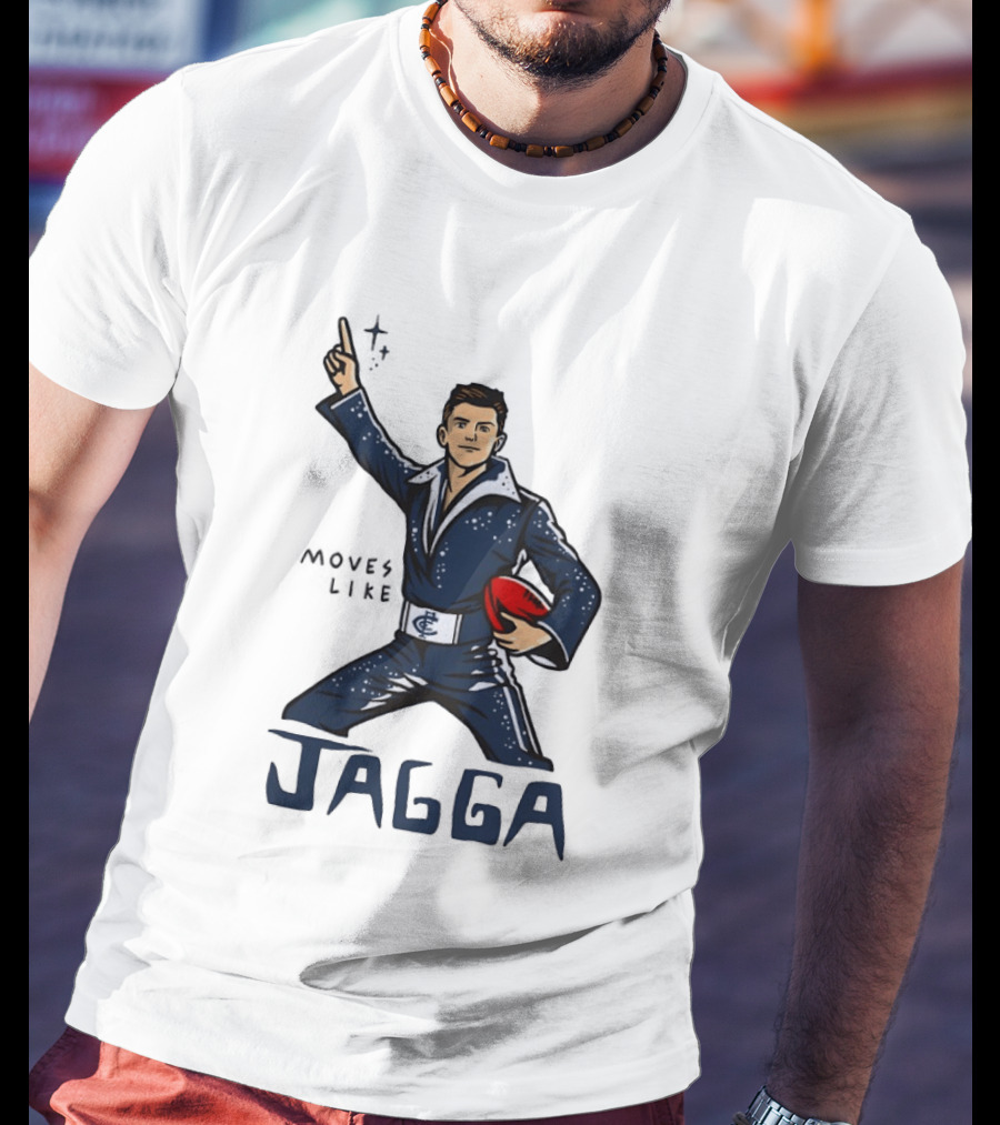 Jagga Moves Like Elvis Presley Carlton Football T-Shirt