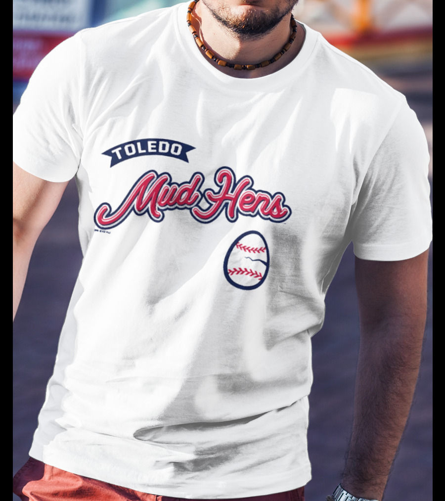 Toledo Mud Hens Baseball Egg Shape Team T-Shirt