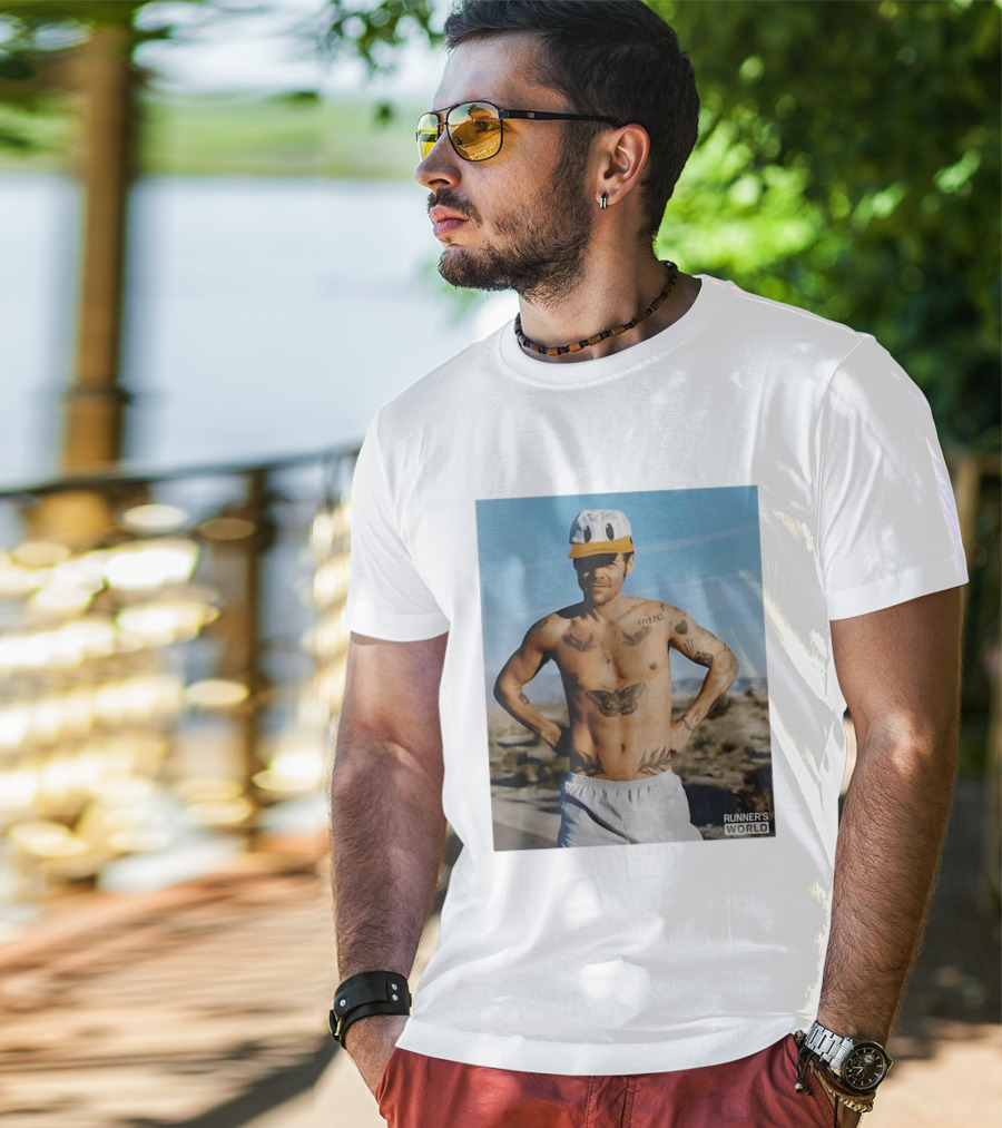 Harry Donald Duck Cap Runner's World Desert Tattoos T-Shirt