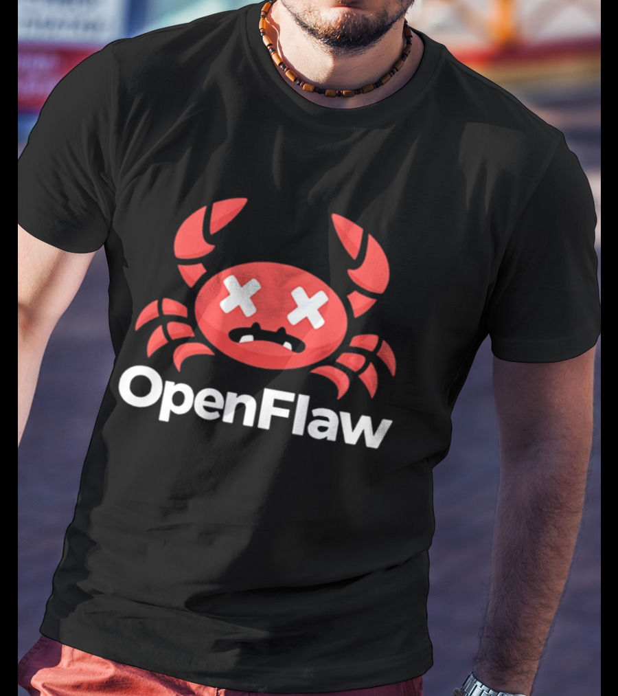 OpenFlaw Crab Icon With Cartoon Style And Fun Expression T-Shirt