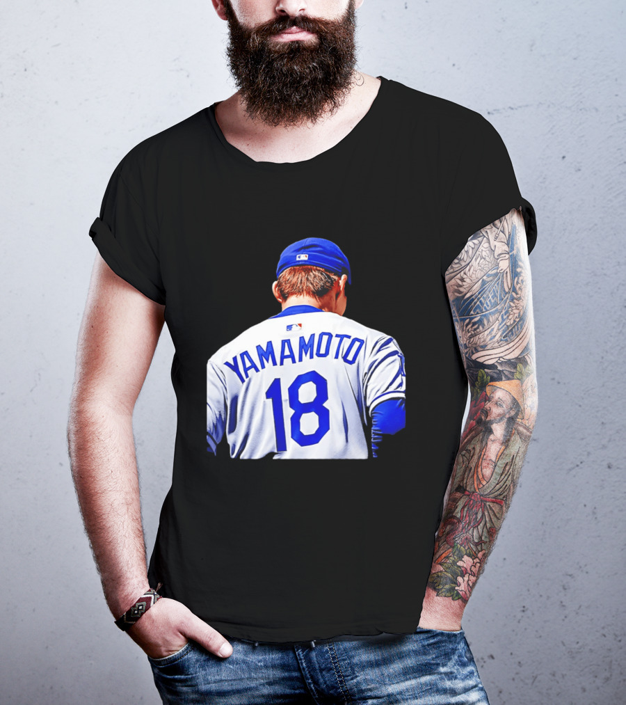 Yamamoto 18 Los Angeles Dodgers Baseball Jersey T-Shirt