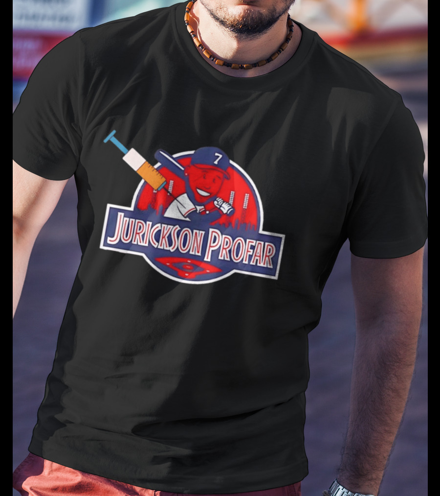 Atlanta Braves Skyline 7 Jurickson Profar Baseball Injection T-Shirt