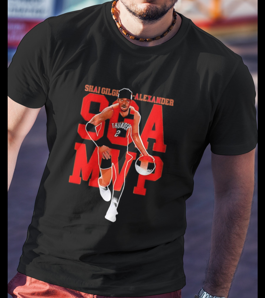 Shai Gilgeous Alexander SGA MVP Oklahoma City Thunder T-Shirt