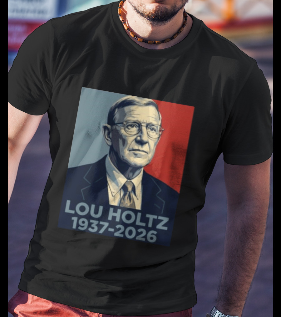 Lou Holtz 1937 2026 Memorial T-Shirt