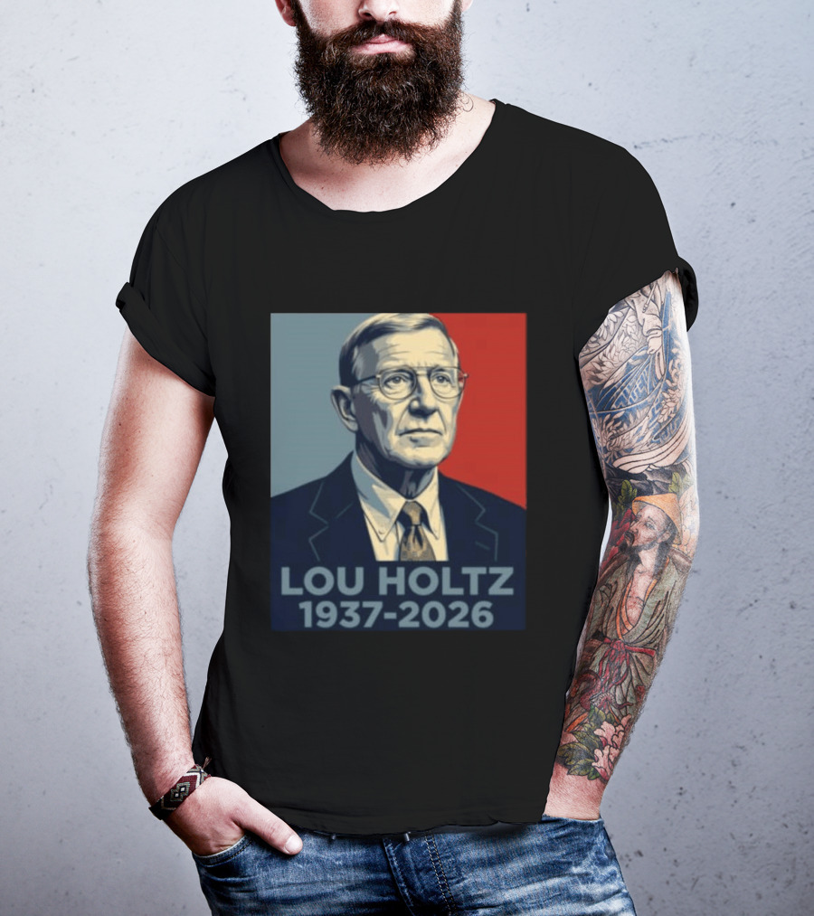 Lou Holtz 1937 2026 Memorial T-Shirt