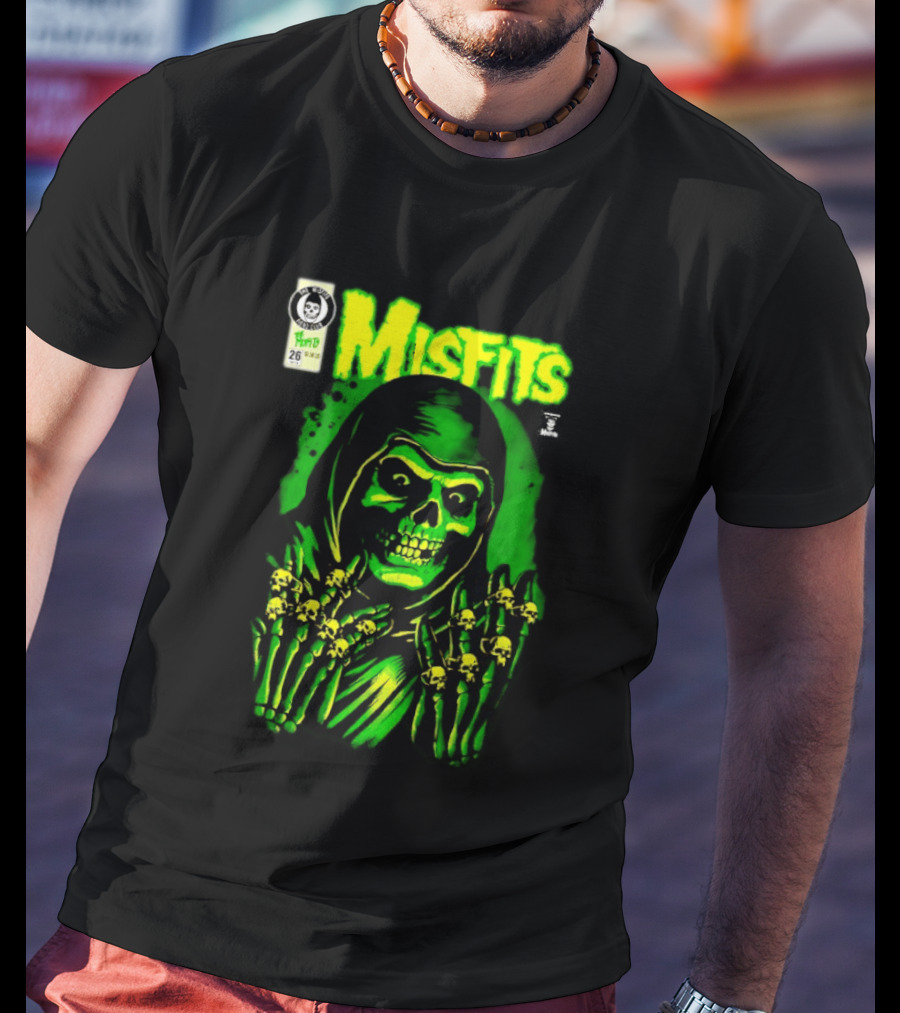 Misfits Crimson Ghost Reaper Emerald Hell Yesterdays WonderCon Anaheim 2026 Exclusives T-Shirt