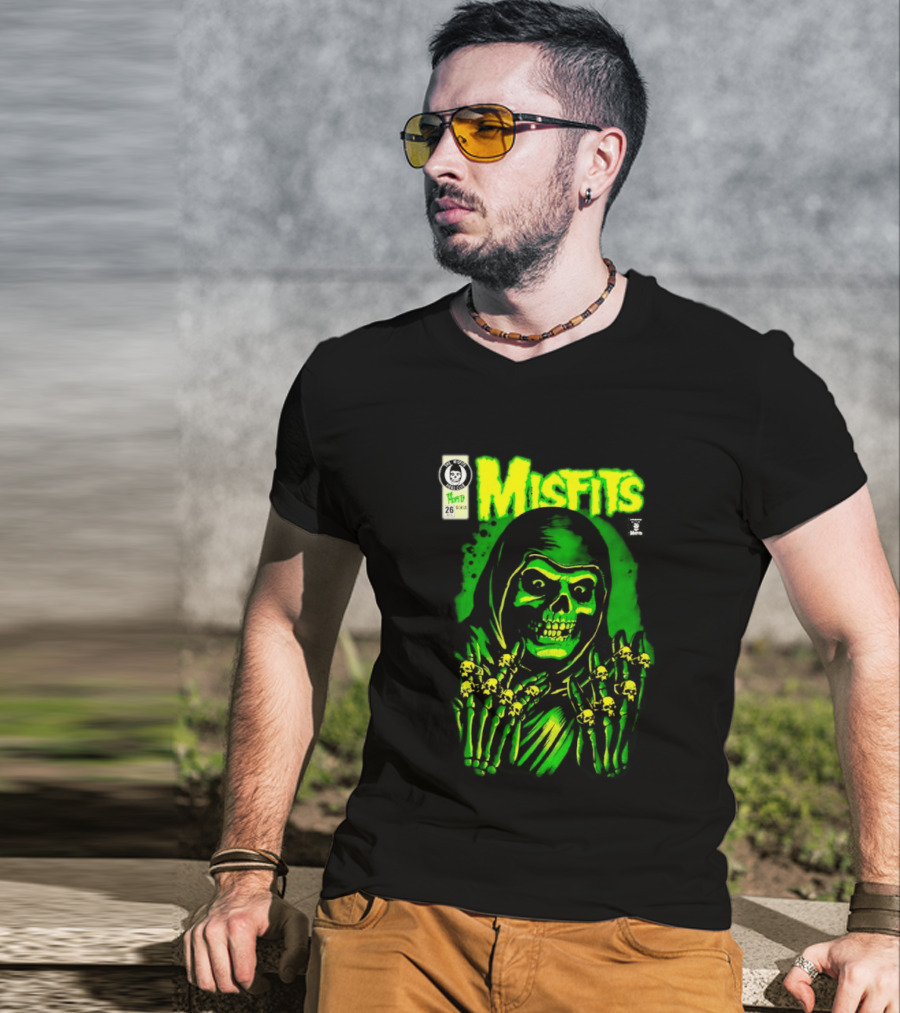 Misfits Crimson Ghost Reaper Emerald Hell Yesterdays WonderCon Anaheim 2026 Exclusives T-Shirt