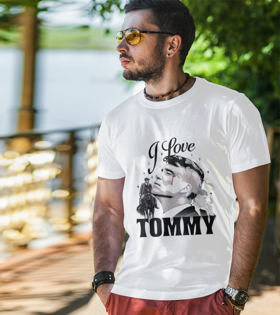 I Love Tommy Shelby In Peaky Blinders Movie Horse And Man Image T-Shirt