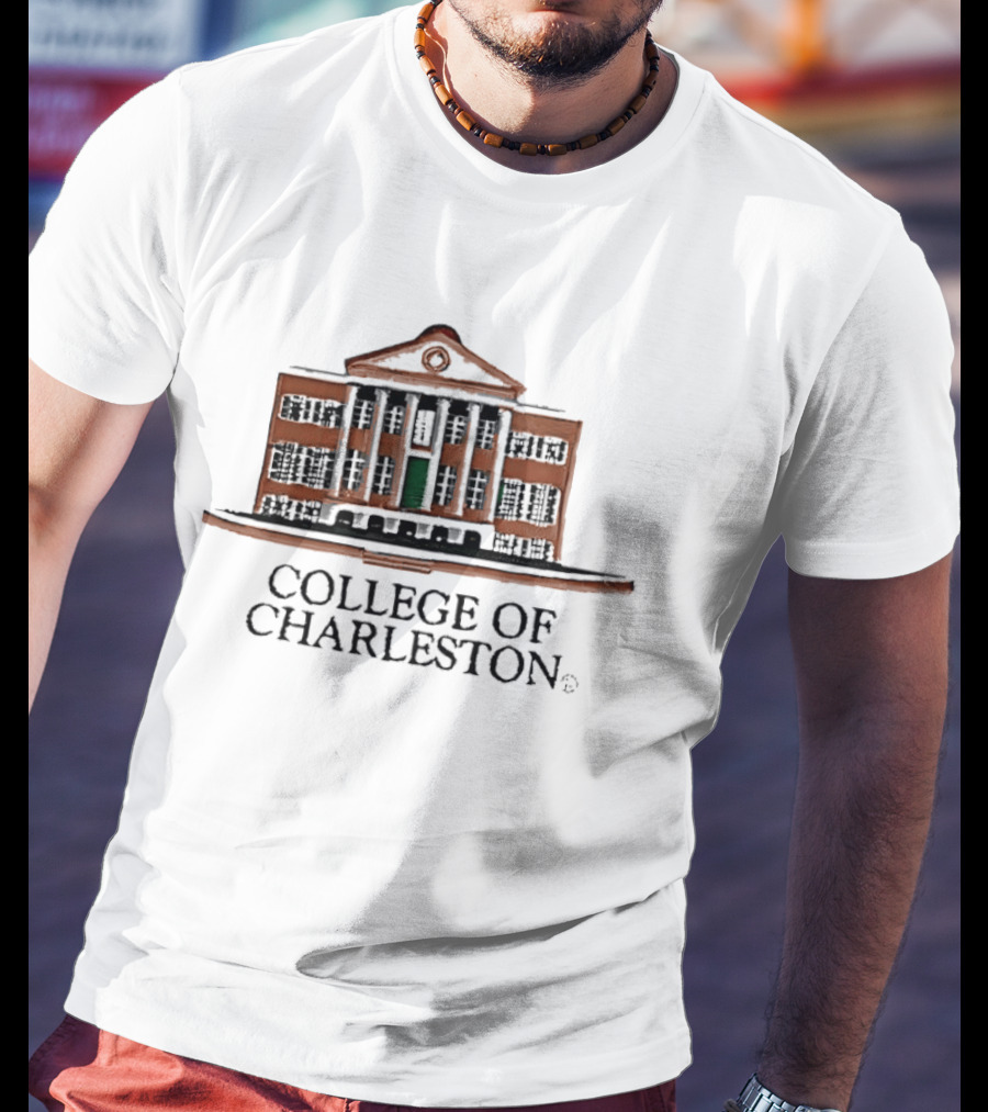 College Of Charleston Randolph Hall Building Classic Architecture T-Shirt