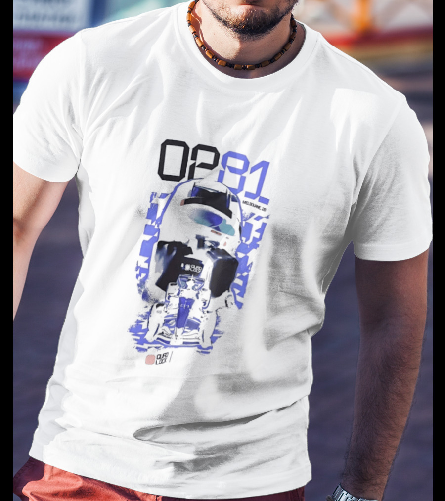 OP81 Formula 1 Racing Icon Oscar Piastri McLaren Melbourne Grand Prix T-Shirt
