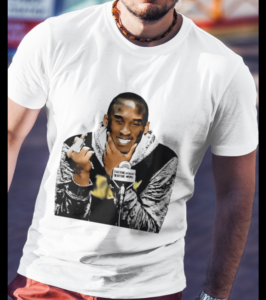 Kobe Bryant Iconic Middle Finger Moment At Press Conference T-Shirt