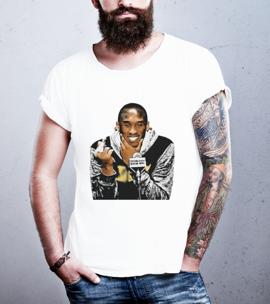 Kobe Bryant Iconic Middle Finger Moment At Press Conference T-Shirt