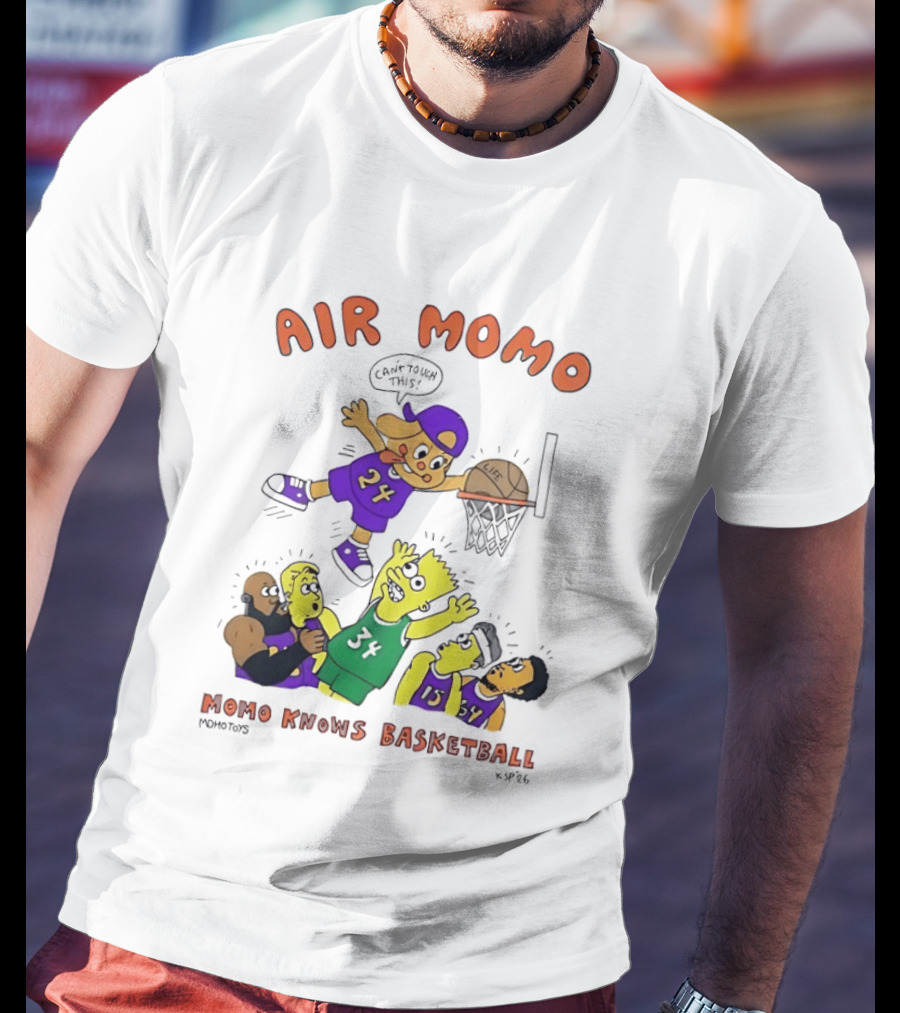 Air Momo Can't Touch This Momo Knows Basketball 24 T-Shirt