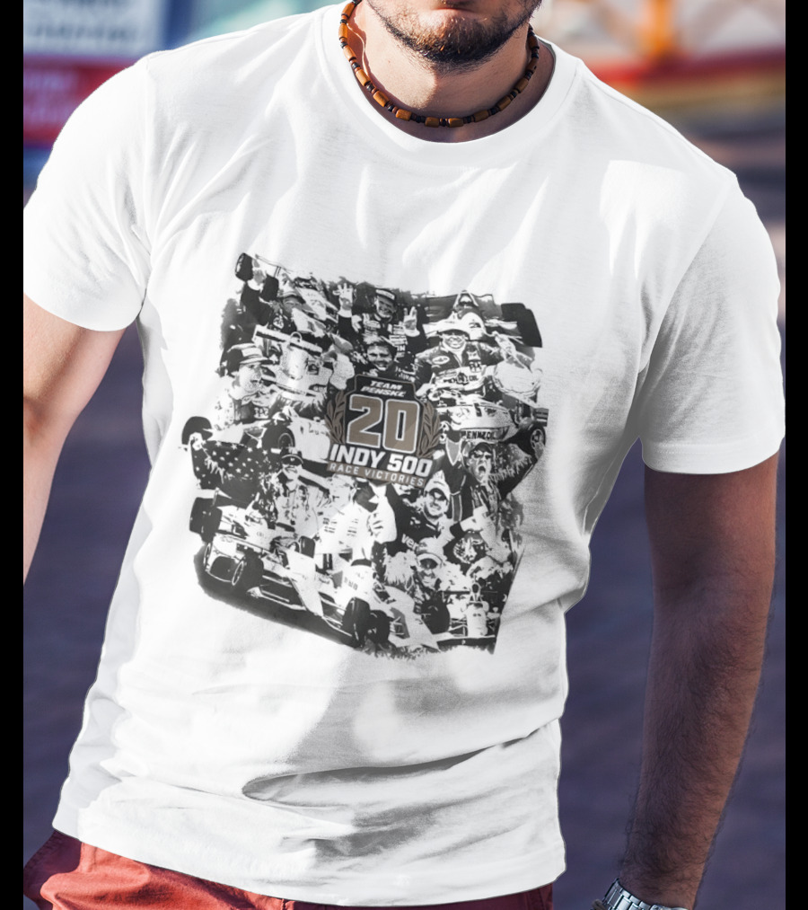 Team Penske 20 Indy 500 Race Victories Racing Heritage And Milestones T-Shirt
