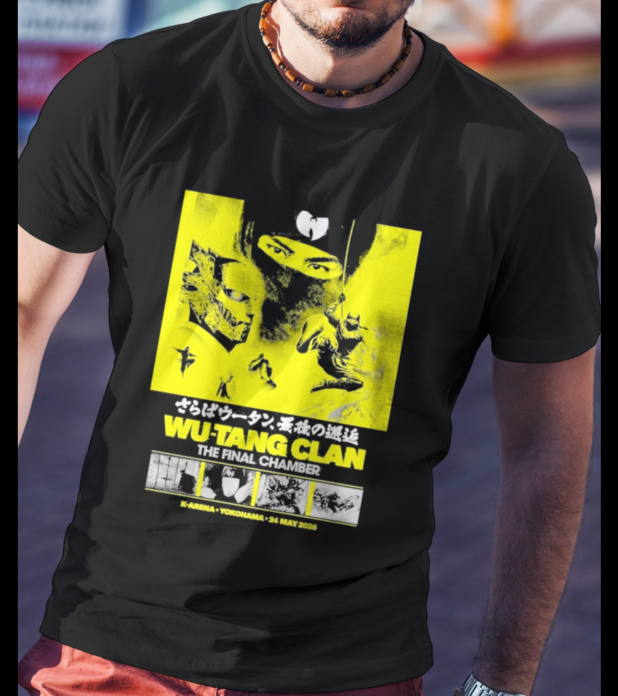 Wu Tang Clan Final Chamber Tour Yokohama Japan 2026 T-Shirt