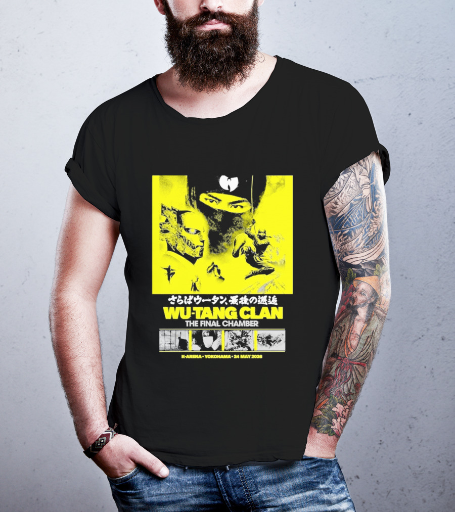 Wu Tang Clan Final Chamber Tour Yokohama Japan 2026 T-Shirt