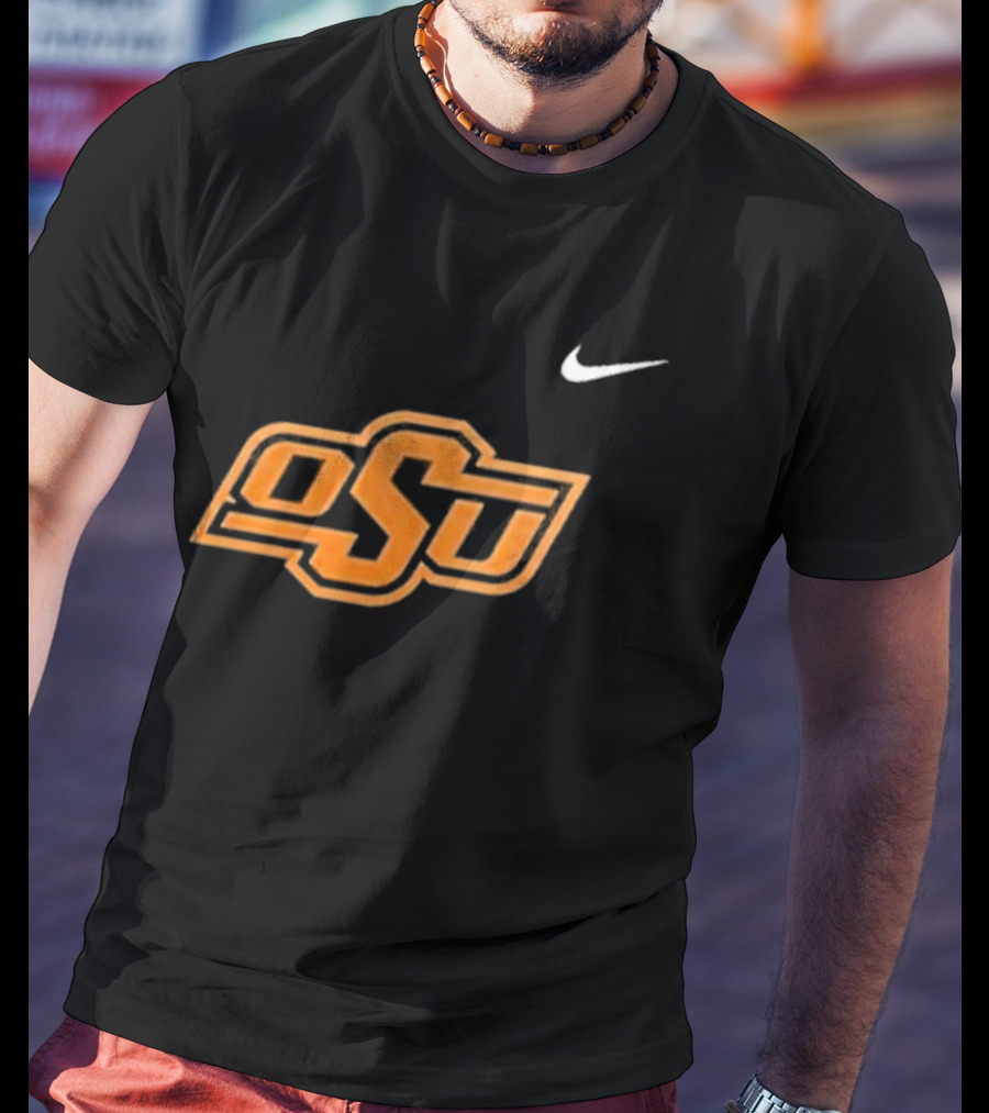 OSU Cowboy Football Pirates Paradise Night Black Nike T-Shirt