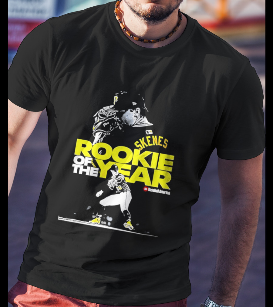 Paul Skenes Pittsburgh Pirates Rookie Of The Year T-Shirt