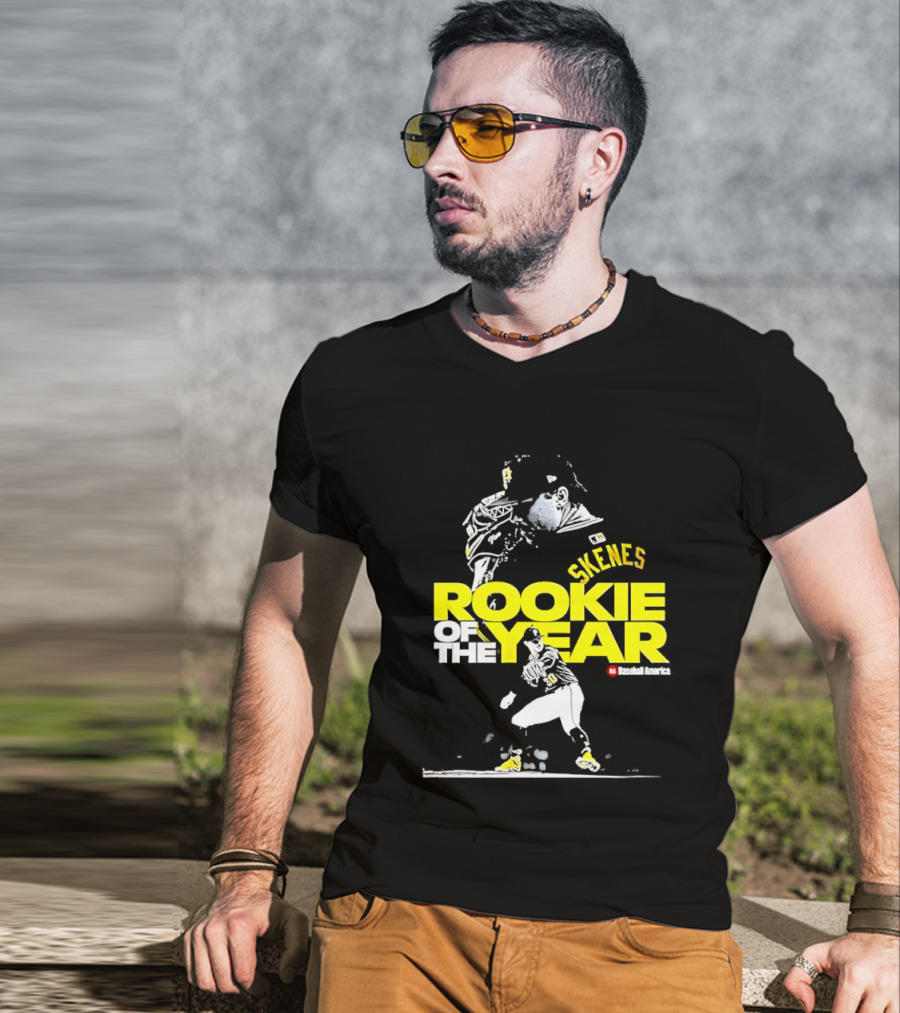 Paul Skenes Pittsburgh Pirates Rookie Of The Year T-Shirt