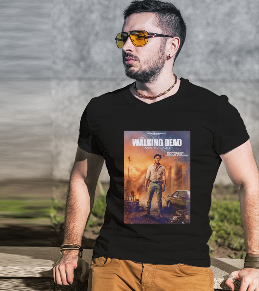 IShowSpeed The Walking Dead Marathon Today 2PM EST YouTube Twitch T-Shirt