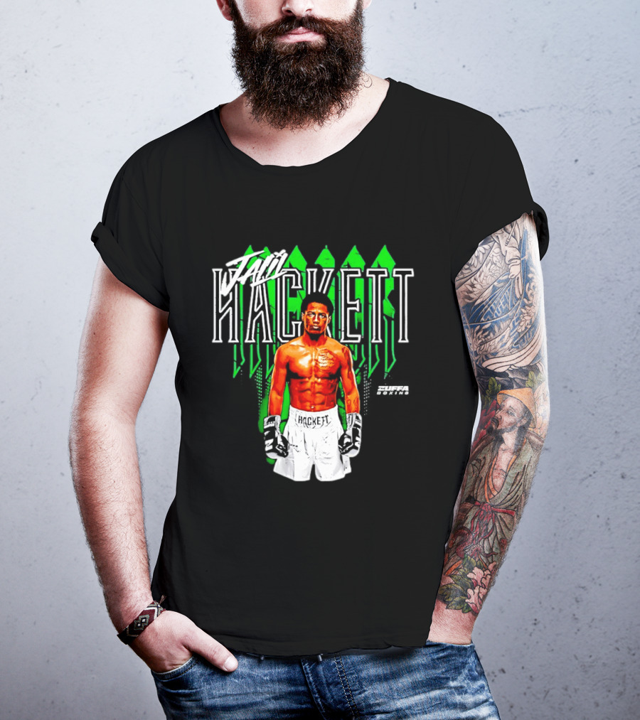 Jalil Hackett Signature Boxing Fighter Name Zuffa Boxing T-Shirt